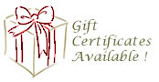 Gift Certificates Available ... Call us at 585-243-0180